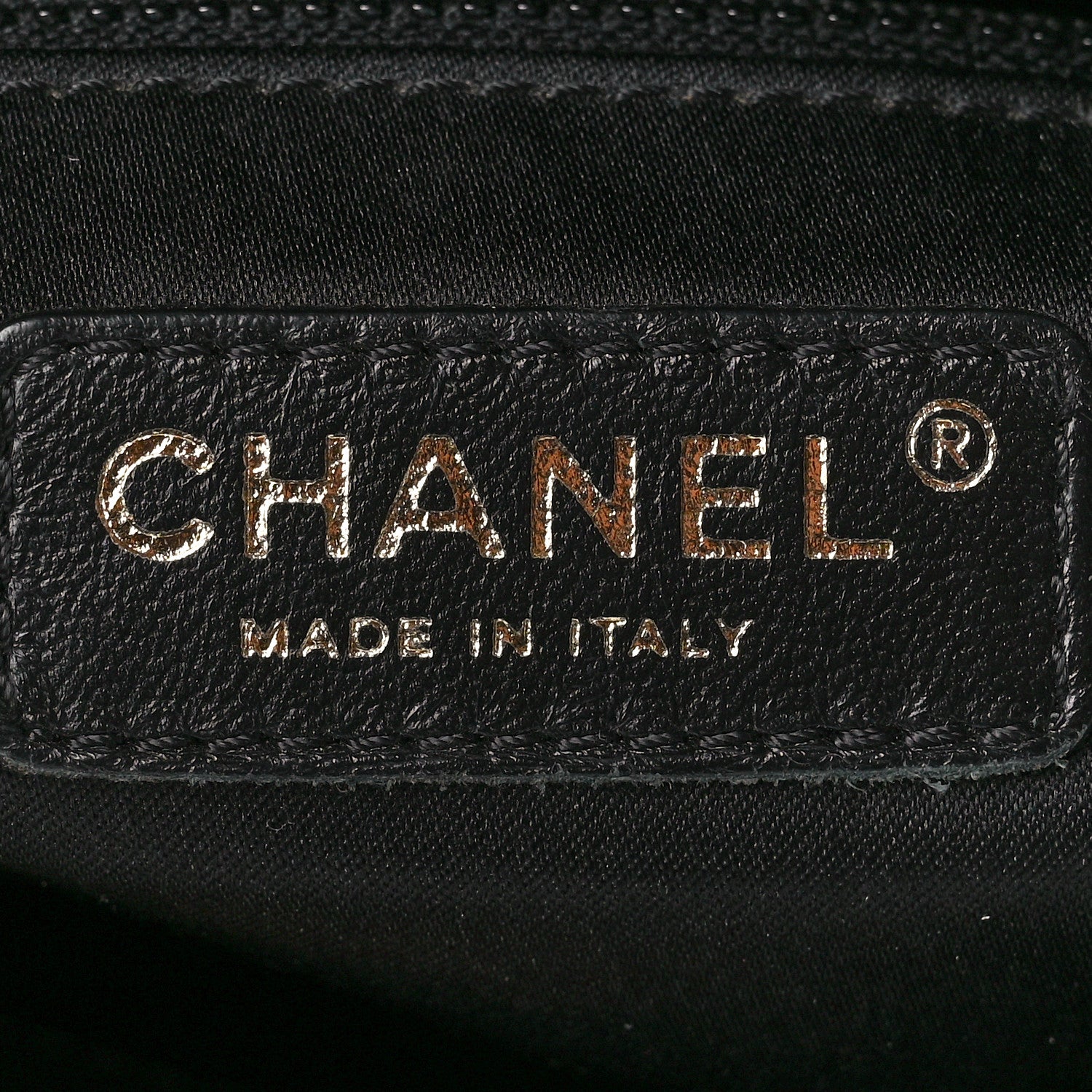 Chanel Calfskin Chevron Quilted Surpique Tote Black 6 of 11