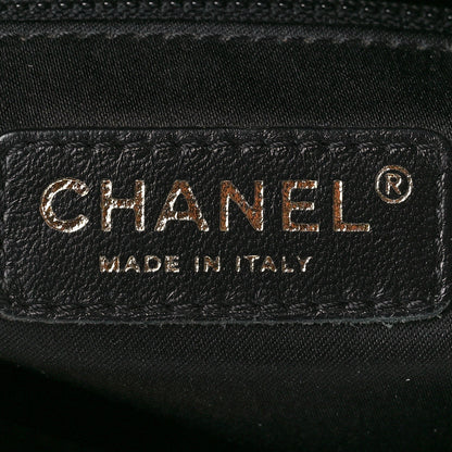 Chanel Calfskin Chevron Quilted Surpique Tote Black 6 of 11