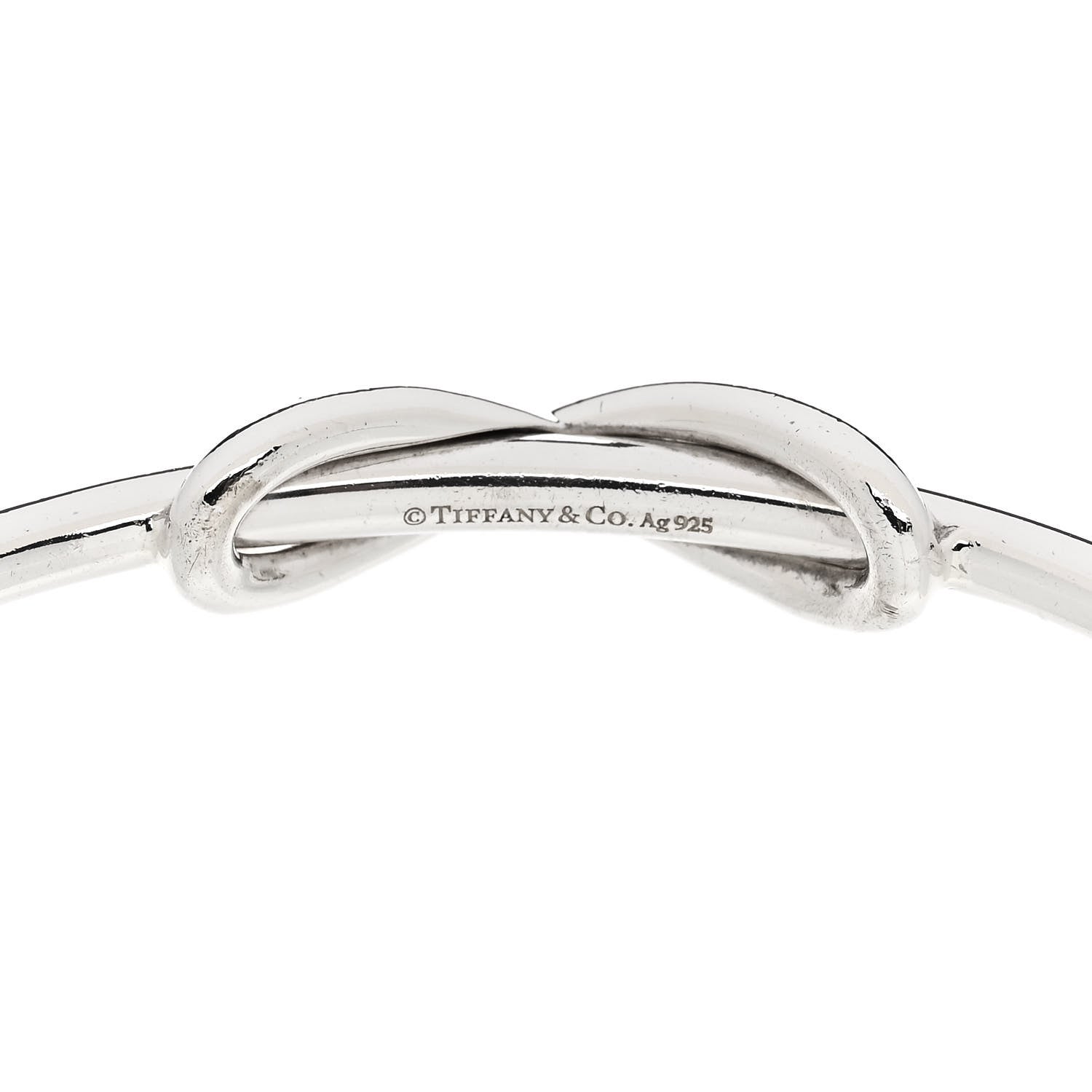 Tiffany Sterling Silver Infinity Cuff Bracelet 3 of 3