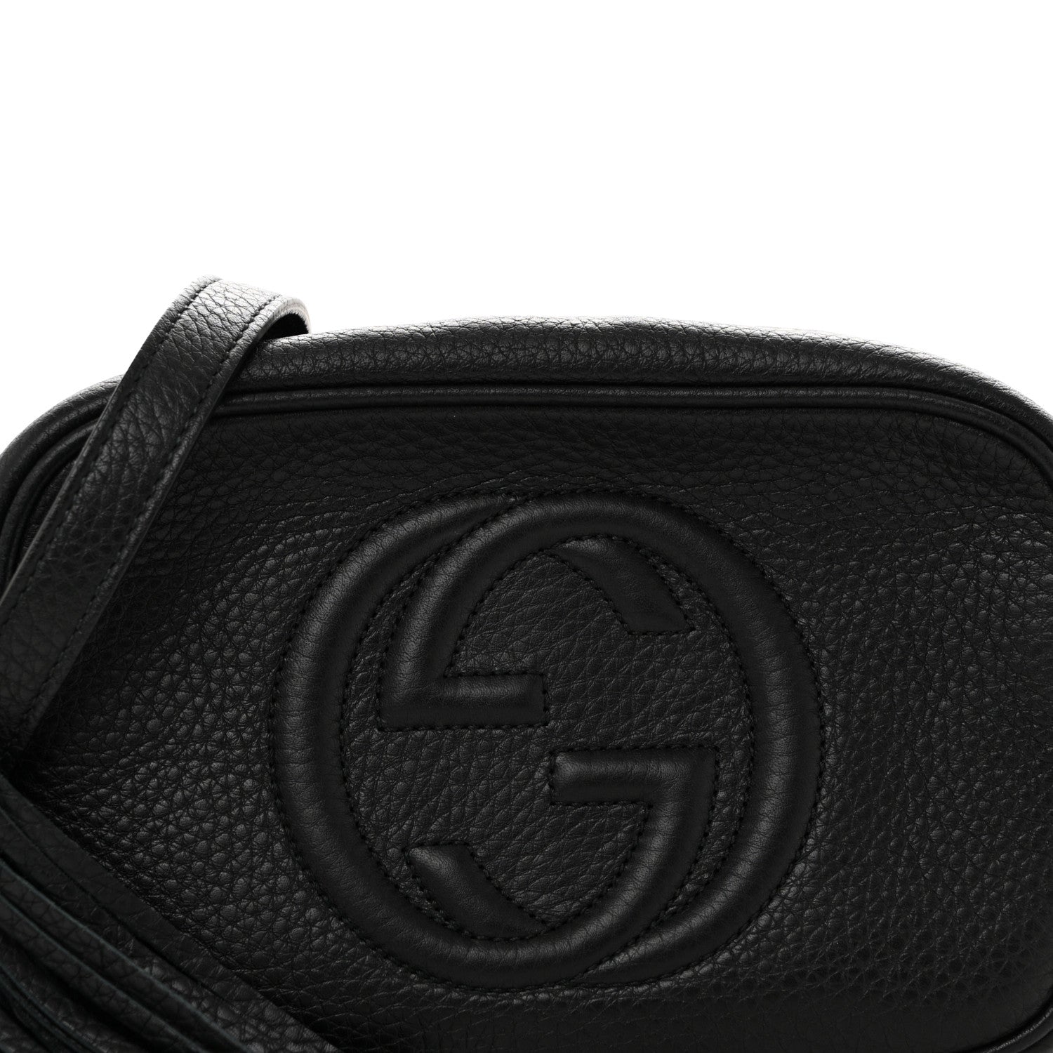 Gucci Pebbled Calfskin Small Soho Disco Bag Black 8 of 10