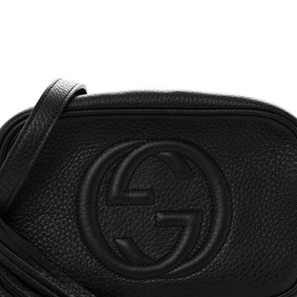Gucci Pebbled Calfskin Small Soho Disco Bag Black 8 of 10