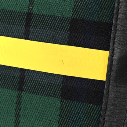 Burberry Vintage Check Medium The Giant Reversible Tote Racing Green Cobalt Blue 17 of 17