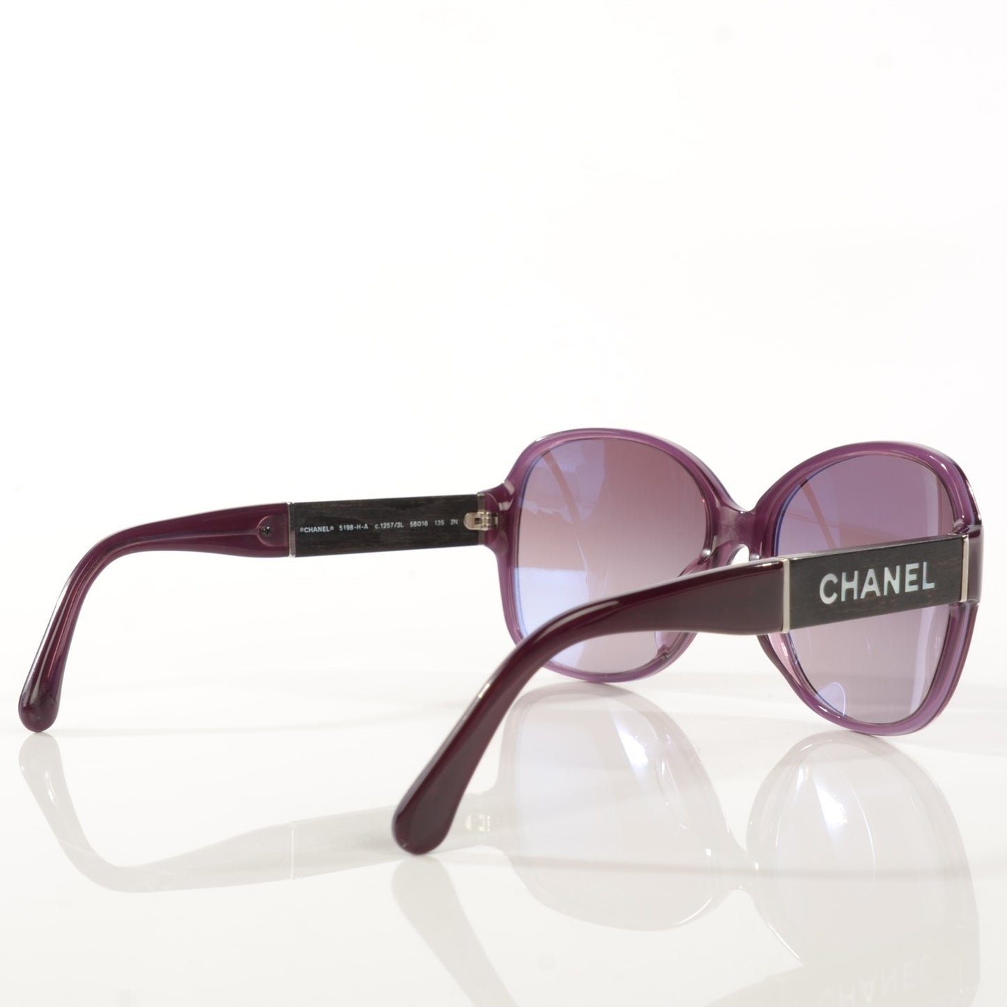 Wood CC Sunglasses 5198-H-A Purple