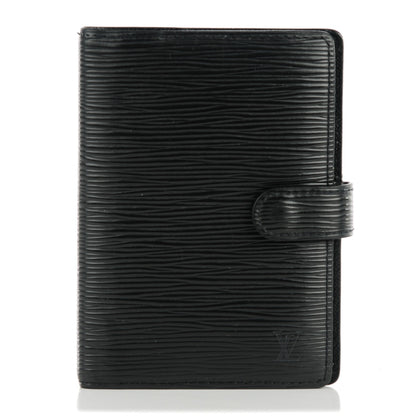 Louis Vuitton Epi Small Ring Agenda Cover Black 1 of 14