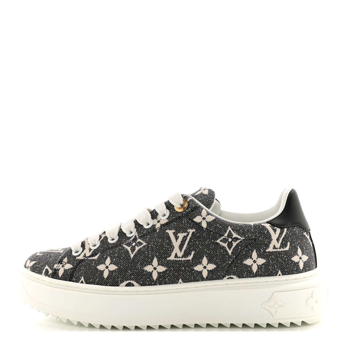 Denim Monogram Time Out Sneakers 38