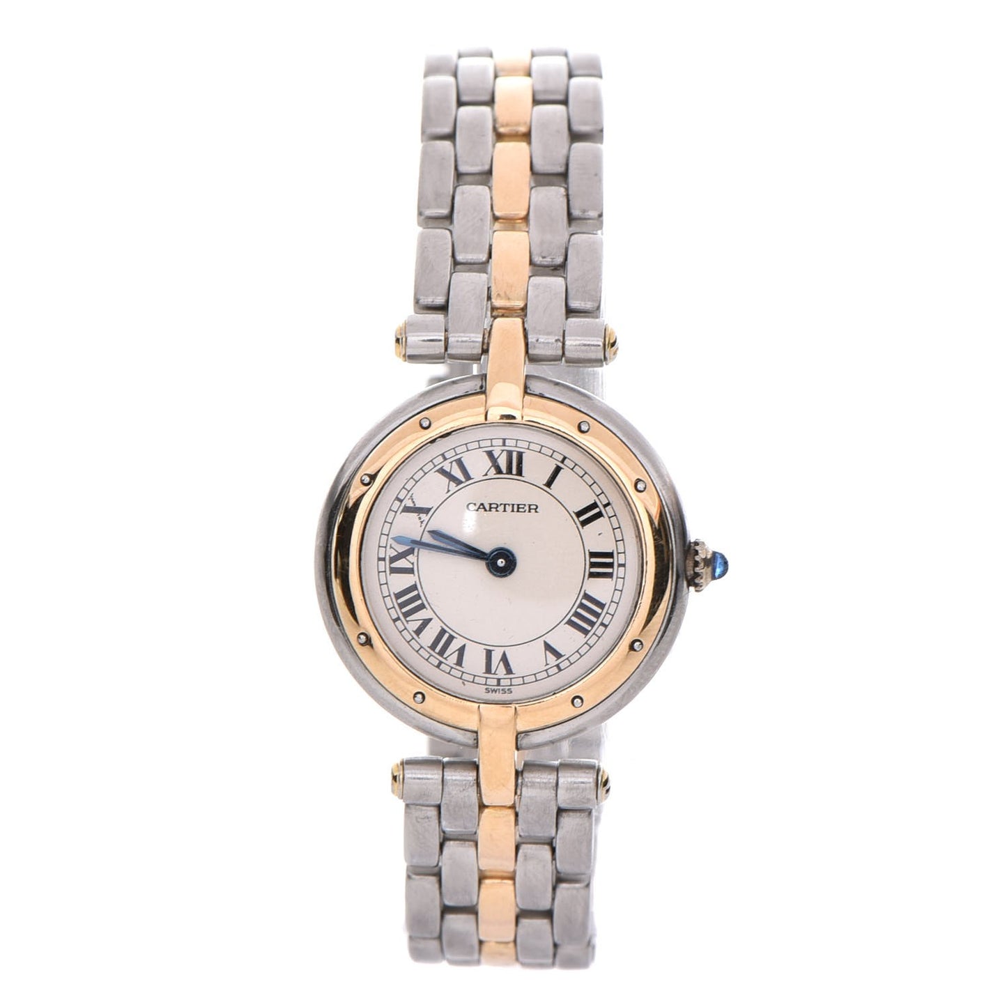 Stainless Steel 18K Yellow Gold 24mm Panthere Vendome Quartz Watch