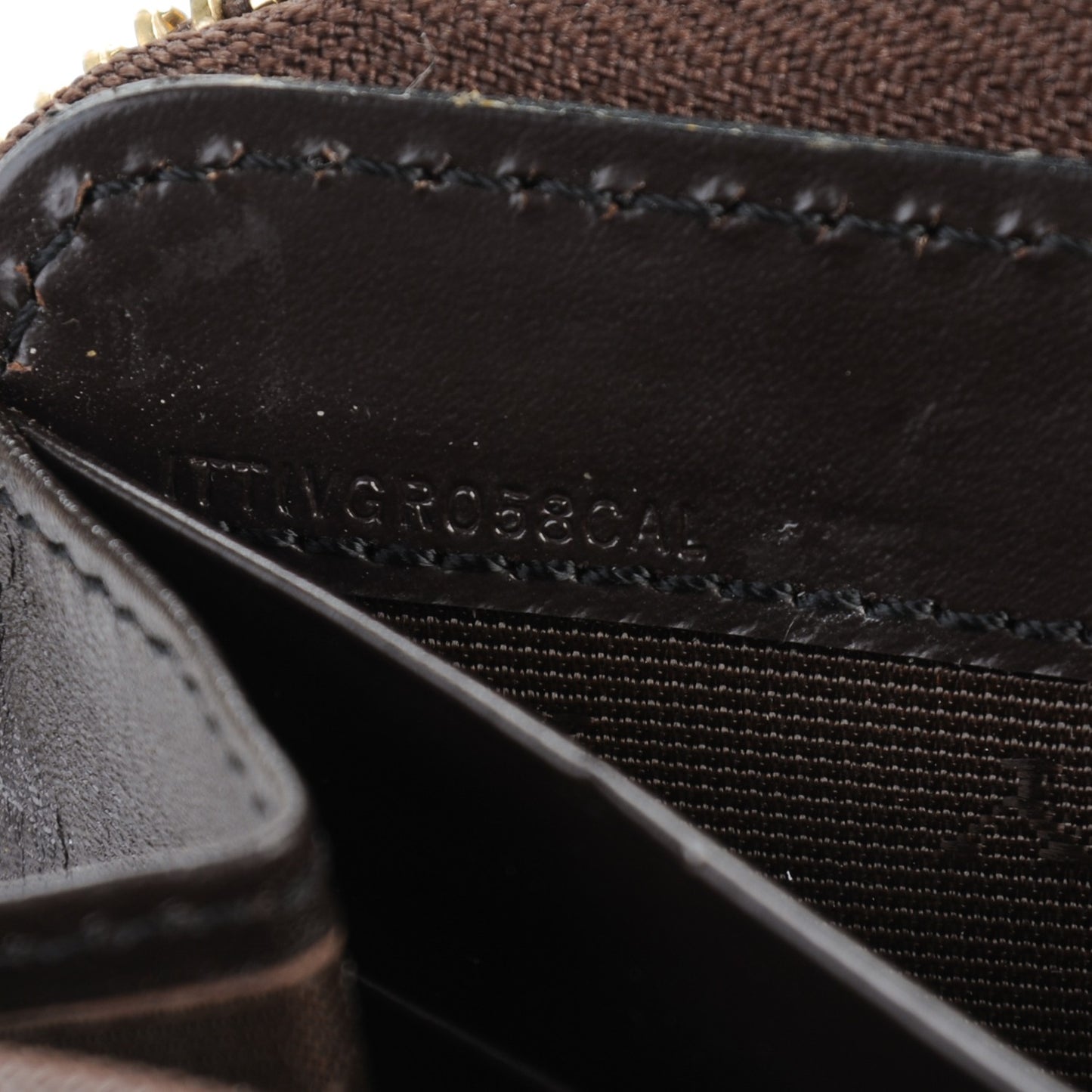 Haymarket Check Ziggy Zip Around Wallet Chocolate
