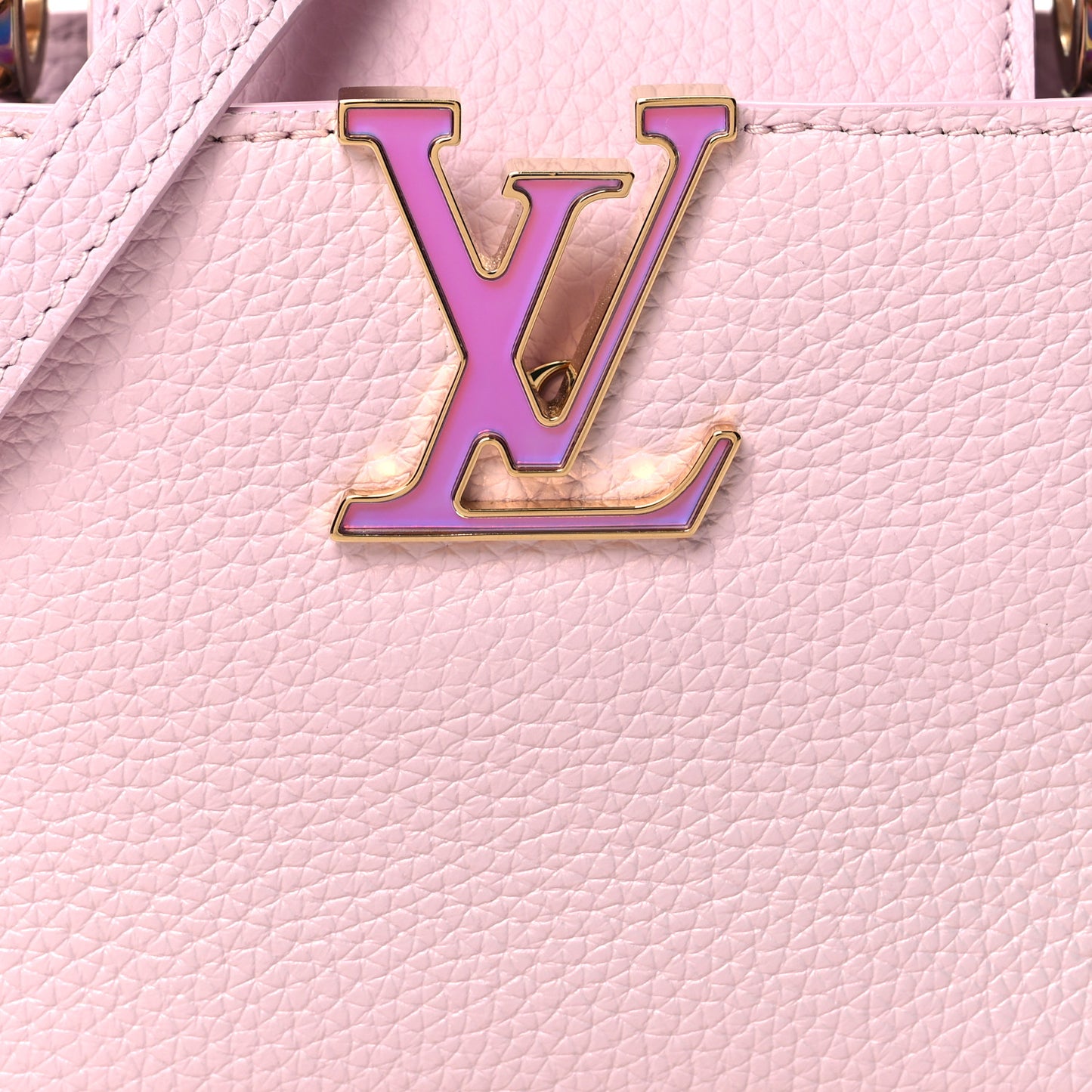 Taurillon LV Ski Capucines Mini Pearly Lilac