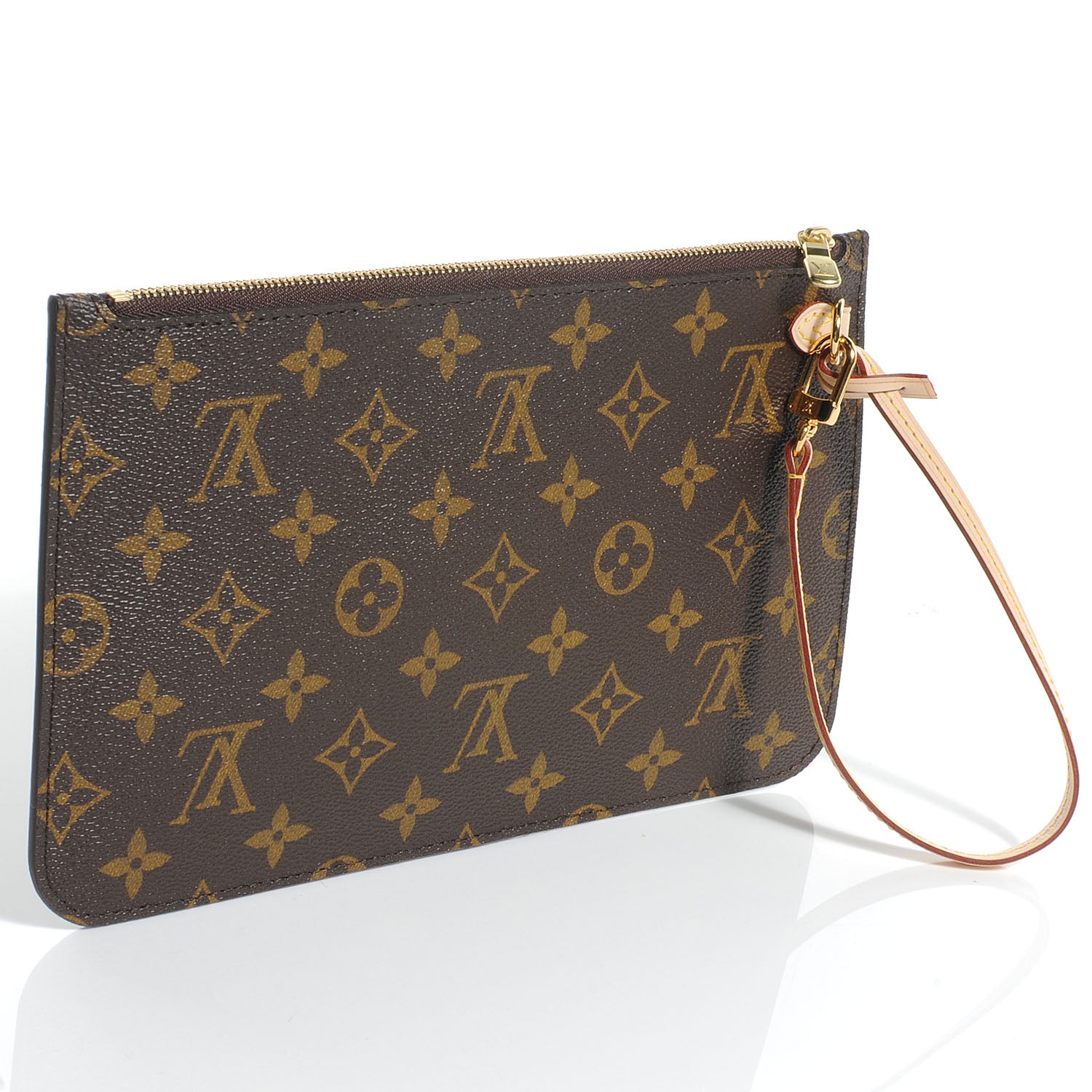 Louis Vuitton Monogram Neverfull MM GM Pochette Fuchsia 3 of 7