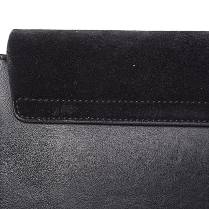 Chloe Suede Calfskin Small Faye Shoulder Bag Black 12 of 18