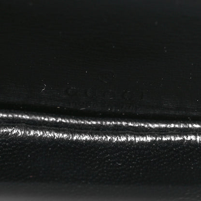 Gucci Boarded Dyana Lux Calfskin Web Monochrome Mini Bamboo 1947 Top Handle Bag Black 6 of 11