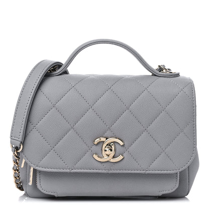 Chanel Caviar Quilted Small Business Affinity Flap Grey 1 of 9