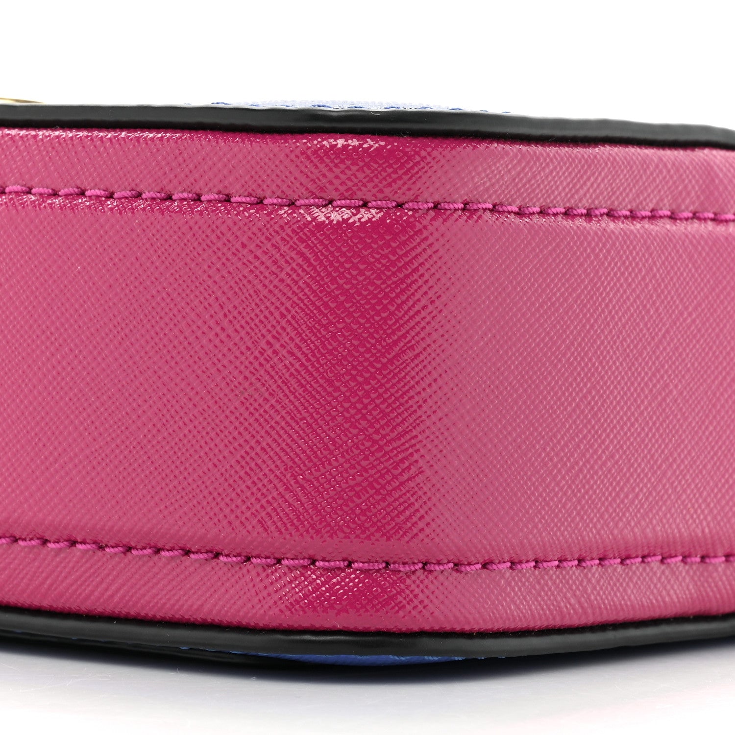Marc Jacobs Saffiano Small Snapshot Camera Bag Academy Blue Multicolor 8 of 11