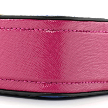Marc Jacobs Saffiano Small Snapshot Camera Bag Academy Blue Multicolor 8 of 11