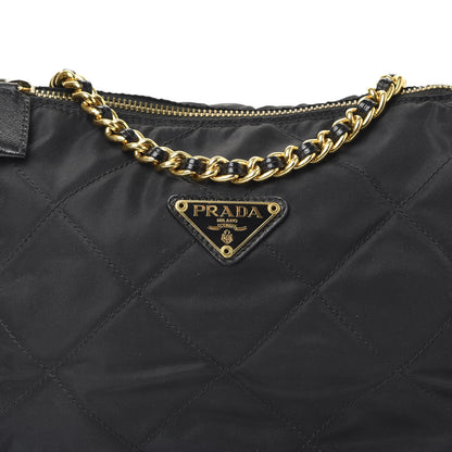 Prada Nylon Tessuto Impuntu Quilted Crossbody Bag Black 9 of 9