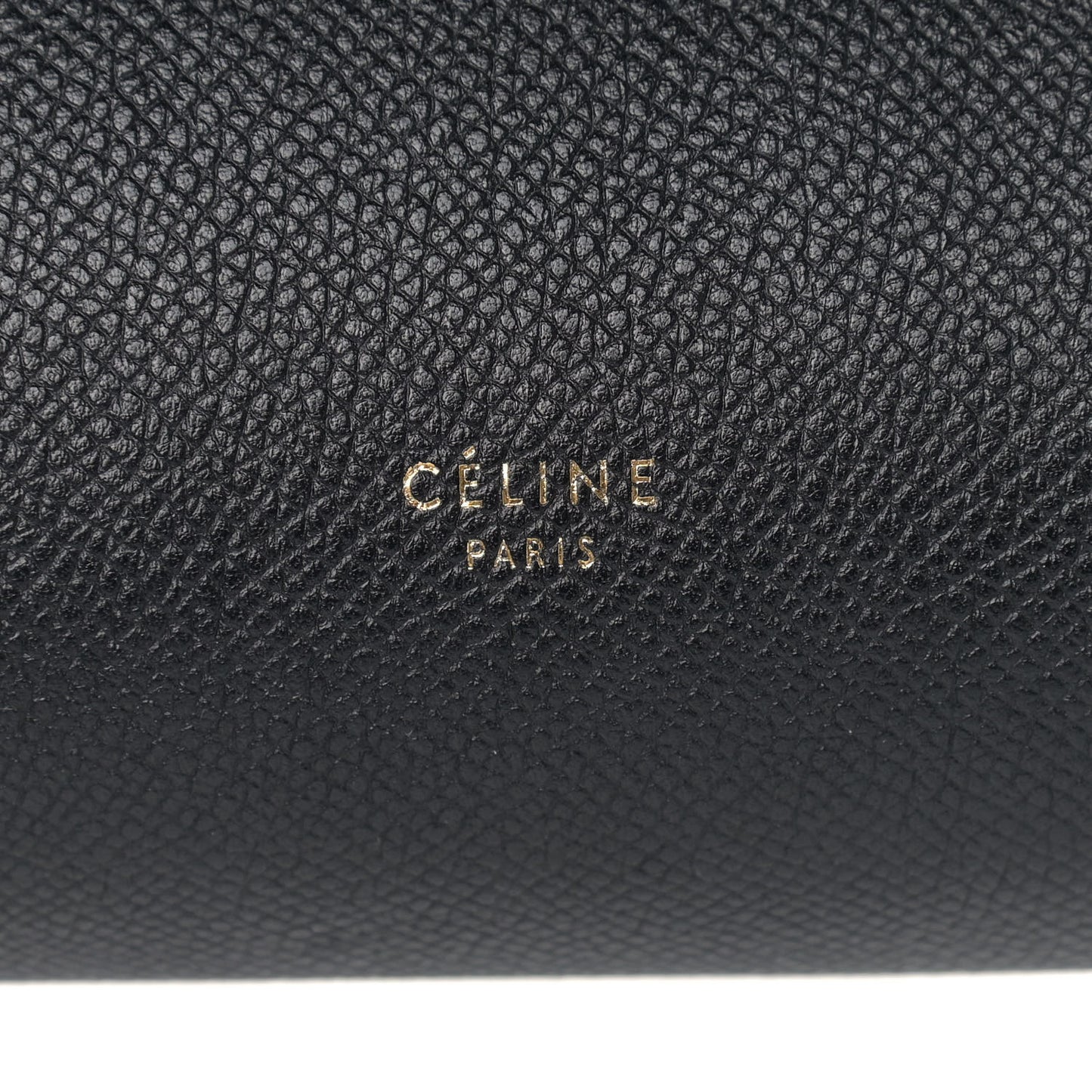 Grained Calfskin Mini Belt Bag Black
