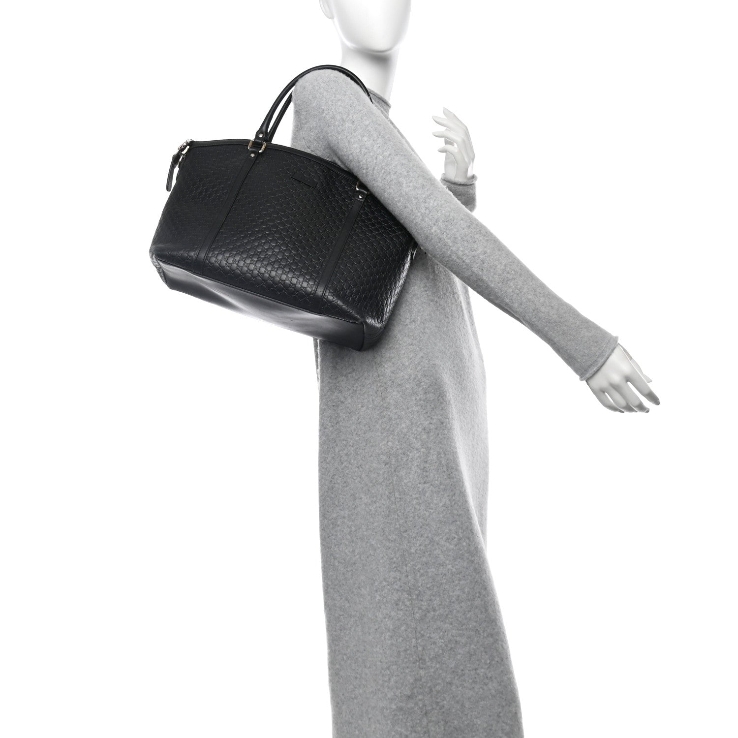 Gucci Soft Microguccissima Dome Satchel Black 2 of 15