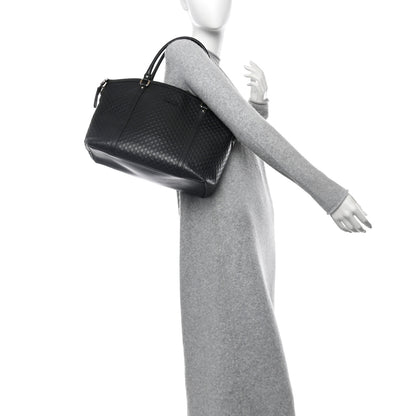 Gucci Soft Microguccissima Dome Satchel Black 2 of 15