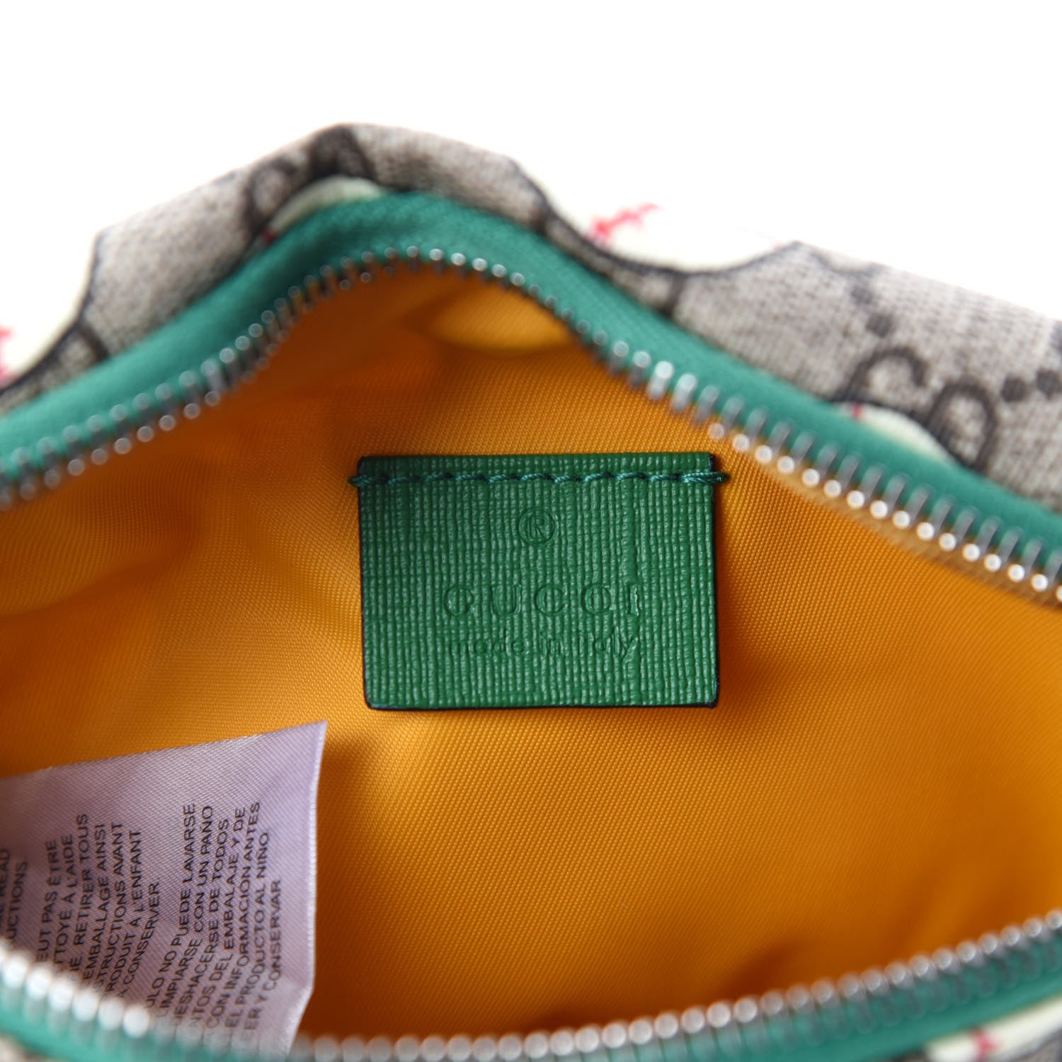Gucci GG Supreme Monogram Baseballs Web Childrens Belt Bag 8 of 10