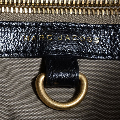 Marc Jacobs Lacquered Goatskin Quilted Karlie Satchel Black 9 of 10