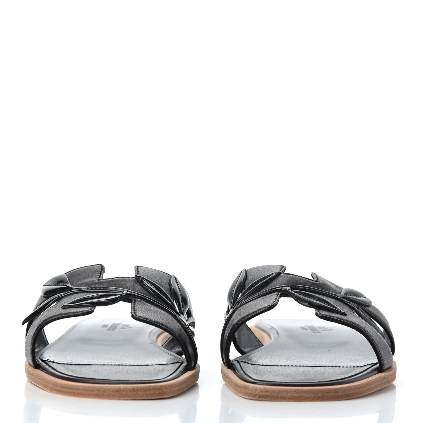 Nappa Patent Laurel Oran Sandals 35 Black
