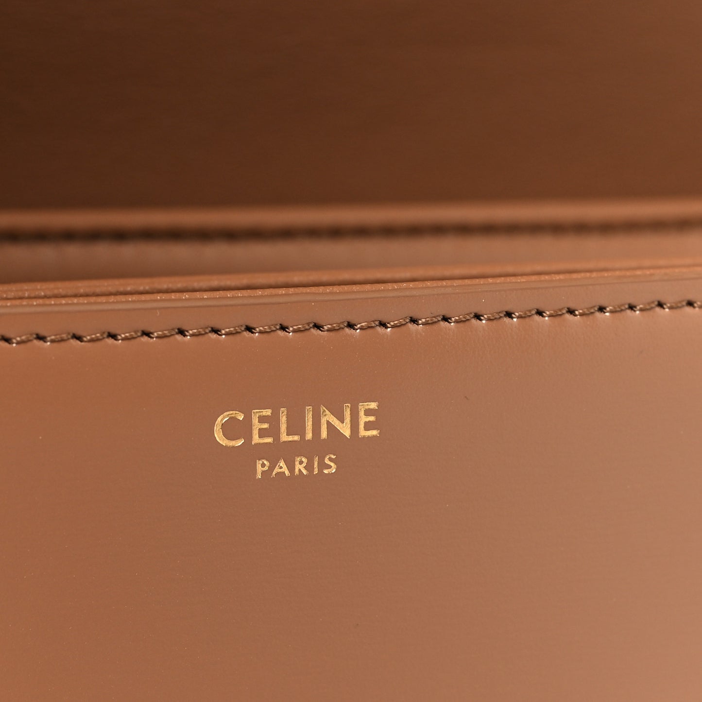 Shiny Calfskin Teen Triomphe Bronze