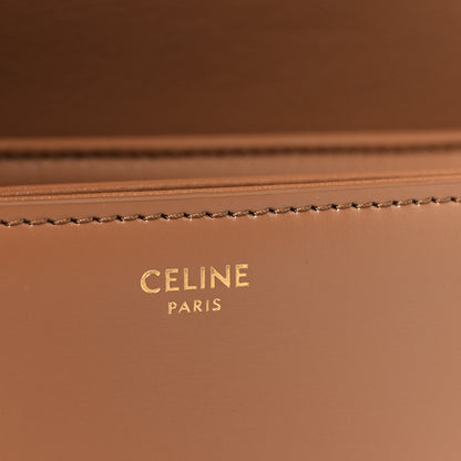 Celine Shiny Calfskin Teen Triomphe Bronze 7 of 10