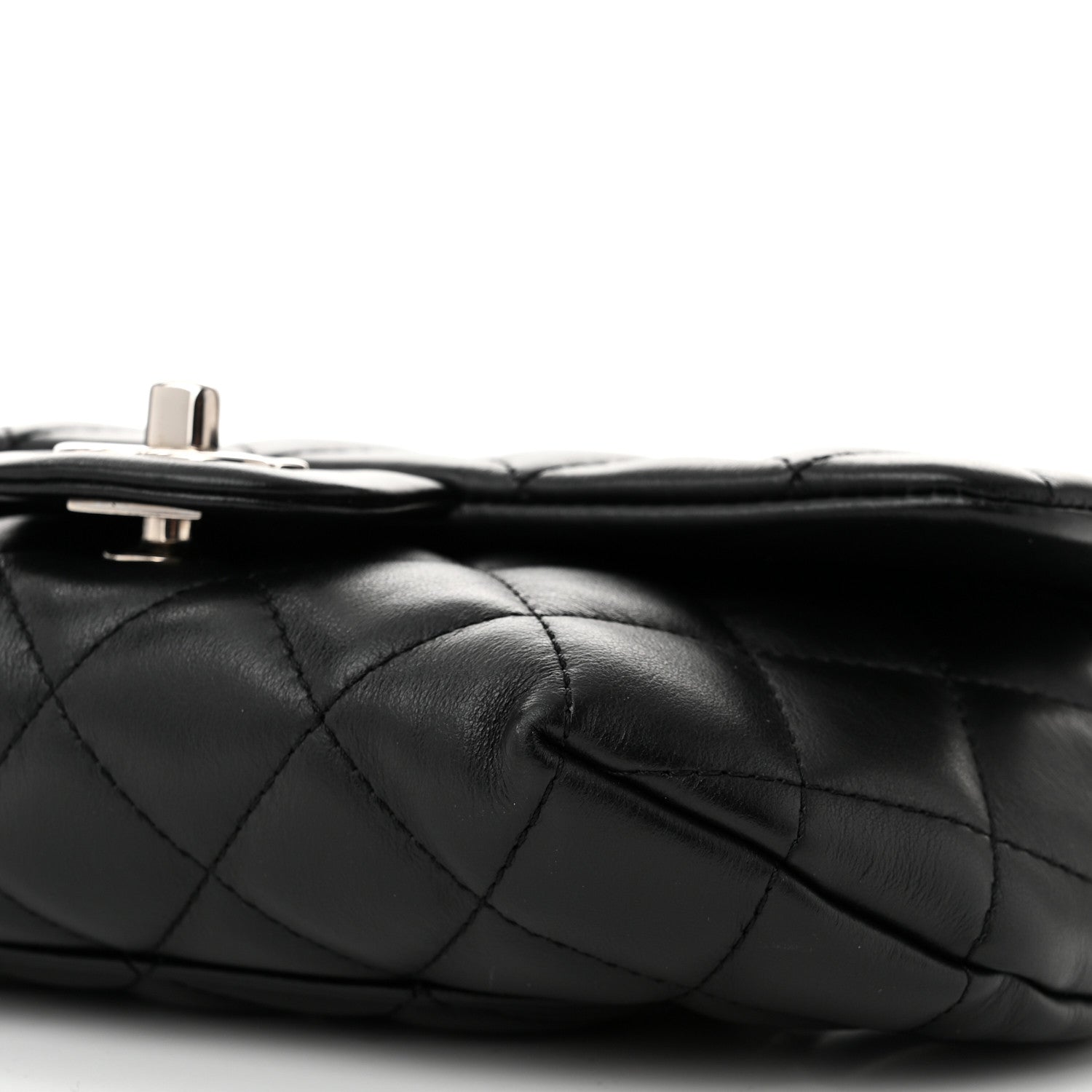 Chanel Calfskin Quilted CC Uniform Flap Belt Bag Black 11 of 12