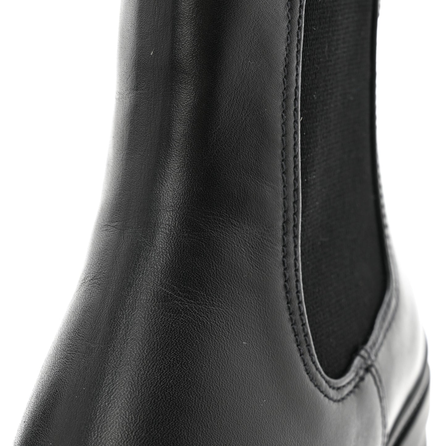 Vitello Montana Lug Sole Chelsea 55mm Boots 36.5 Black