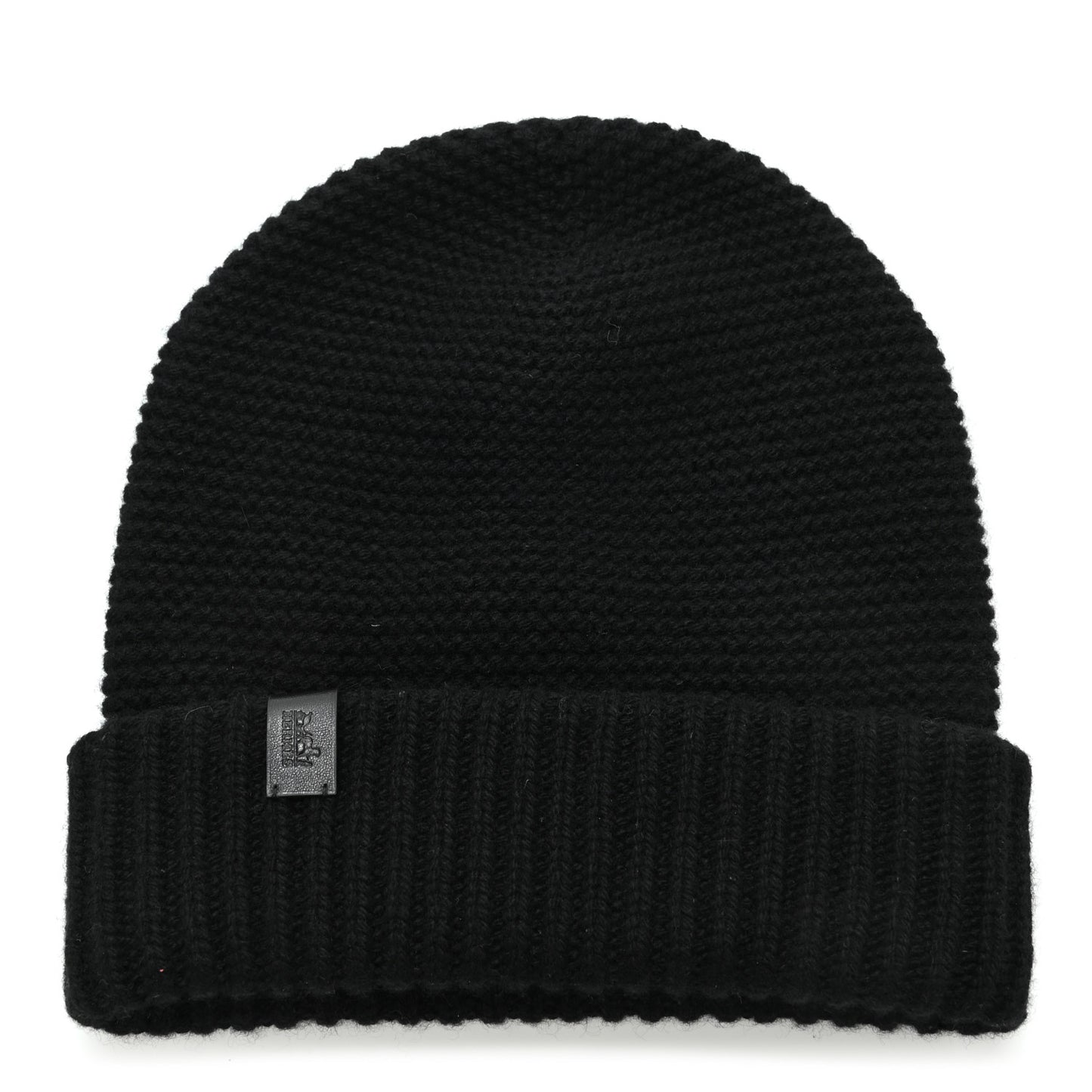 Cashmere Knit Boston Beanie Hat S Black