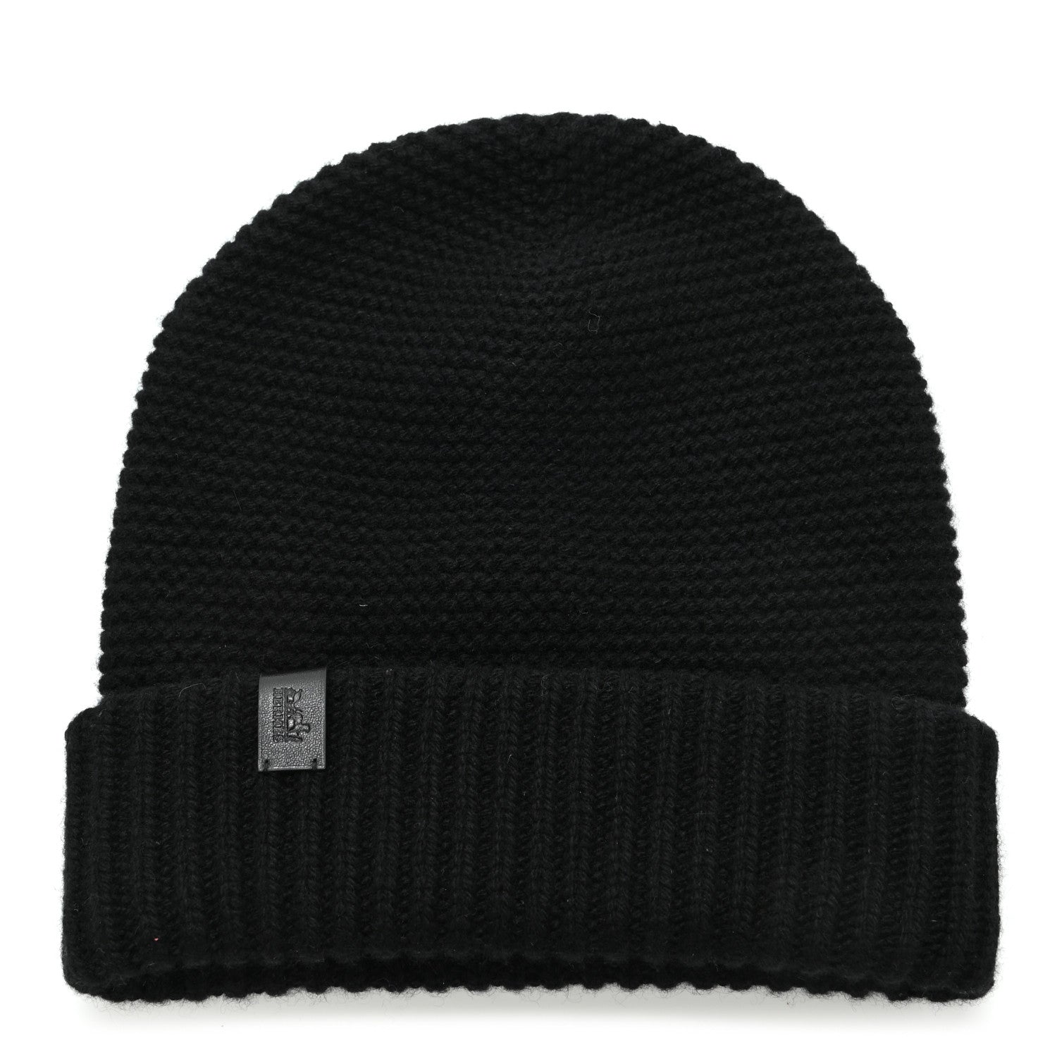 Hermes Cashmere Knit Boston Beanie Hat S Black 1 of 5