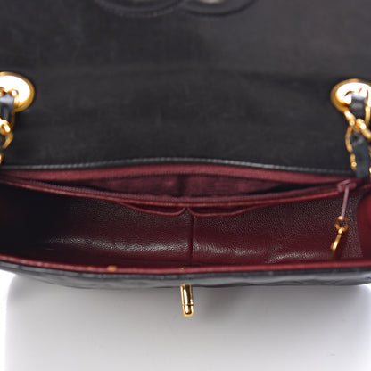 Chanel Lambskin Quilted Mini Square Flap Black 5 of 11