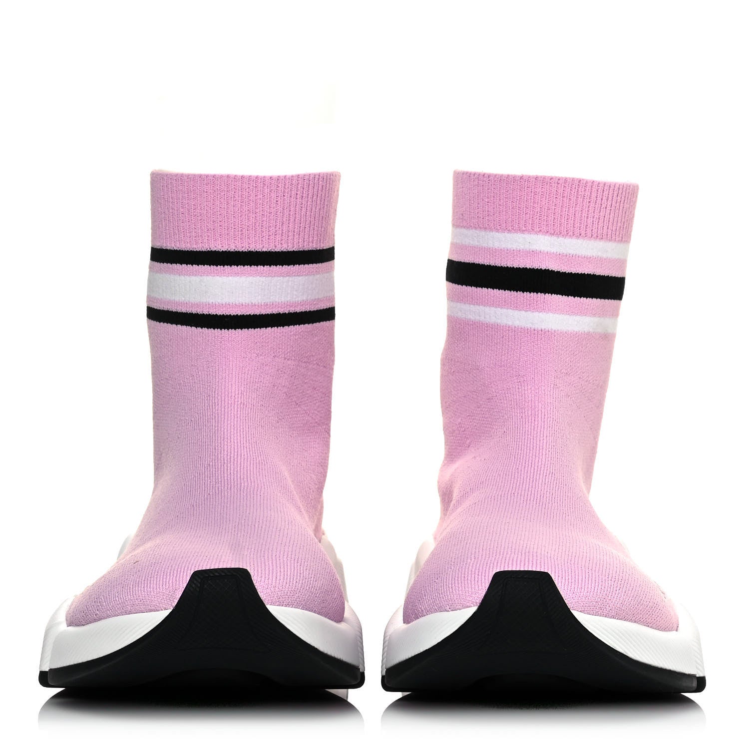 Balenciaga Technical 3D Recycled Knit Striped Womens Speed 2.0 Sneakers 39 Sweet Lilac Multicolor 2 of 8