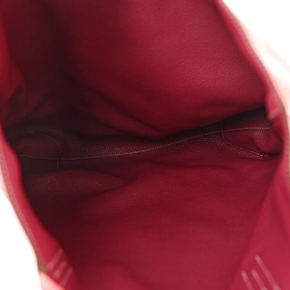 Hermes Taurillon Clemence Double Sens 36 Reversible Tote Rubis Bougainvillea 8 of 16