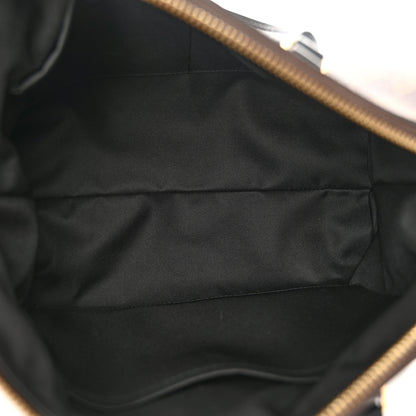 Louis Vuitton Damier Ebene Odeon Tote MM Black 5 of 10