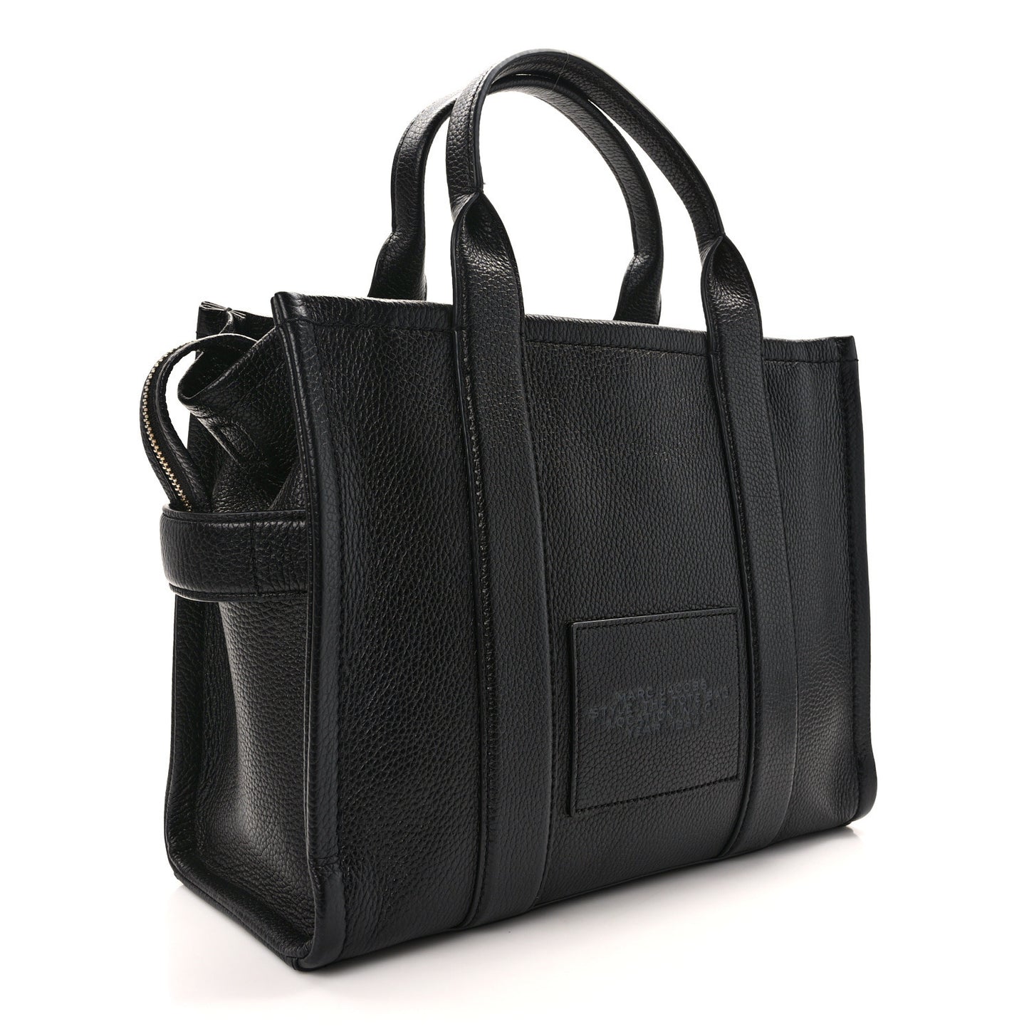 Grained Calfskin Medium The Tote Bag Black