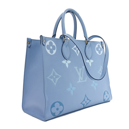 Louis Vuitton Empreinte Monogram Giant By The Pool Onthego MM Summer Blue 3 of 10