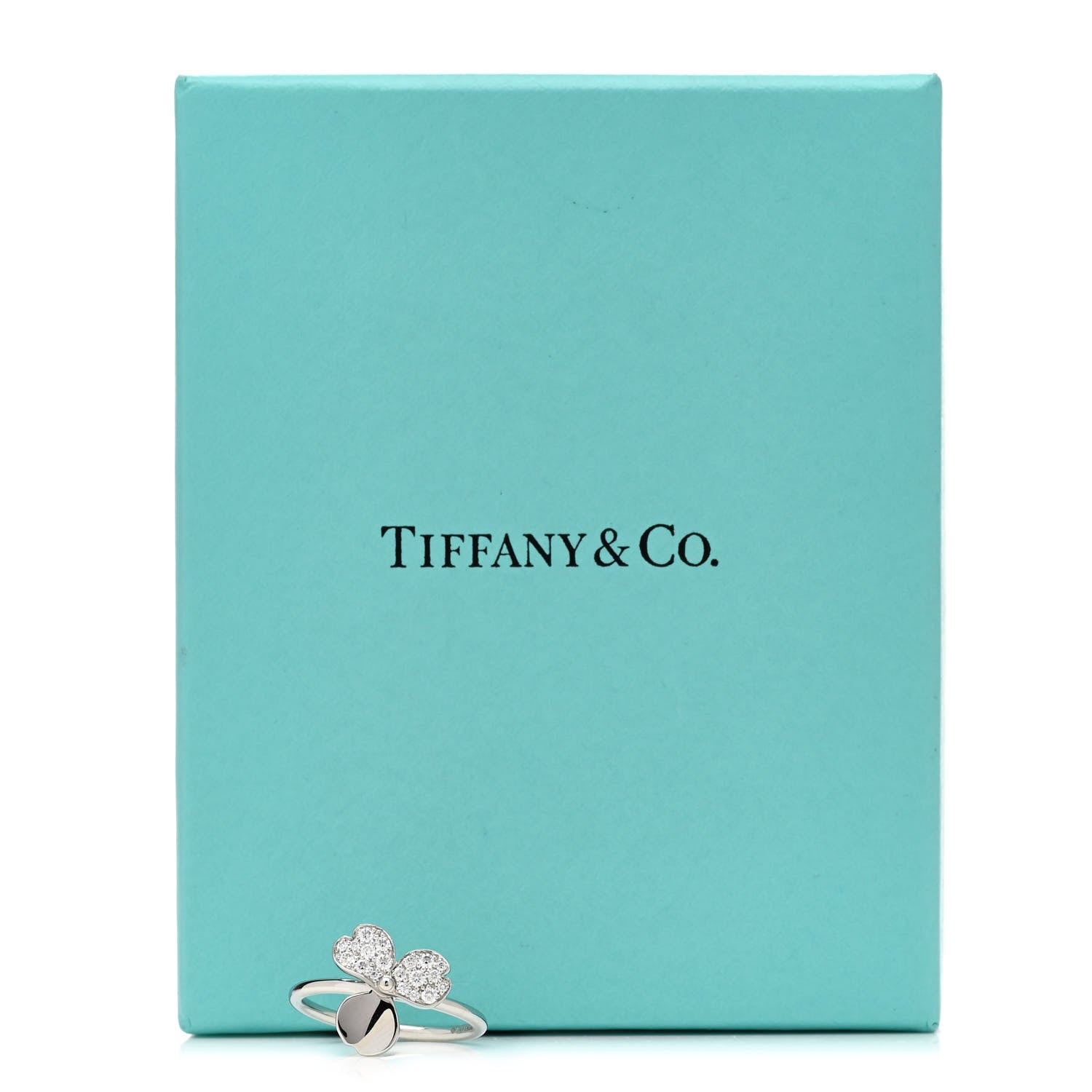 Tiffany Platinum Diamond Paper Flowers Ring 52 6 6 of 6