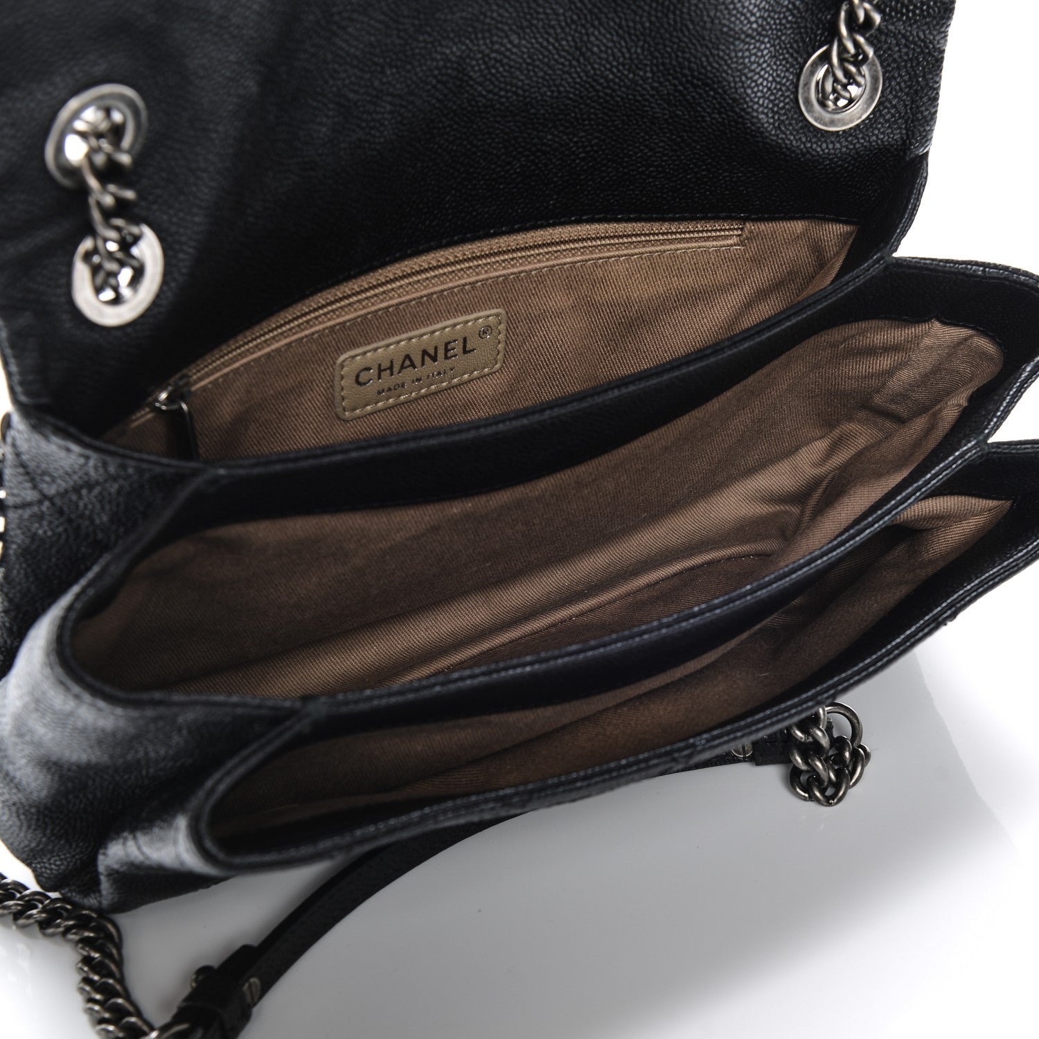 Chanel Caviar Quilted Medium Simply CC Flap Black 5 of 7