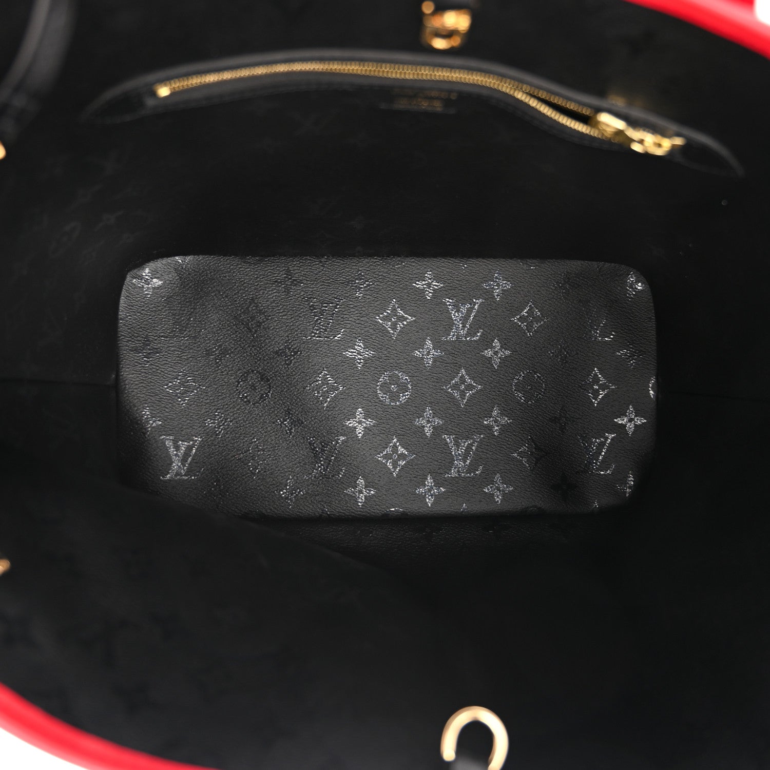 Louis Vuitton X UF Tufted Monogram Neverfull MM Black Red 6 of 11