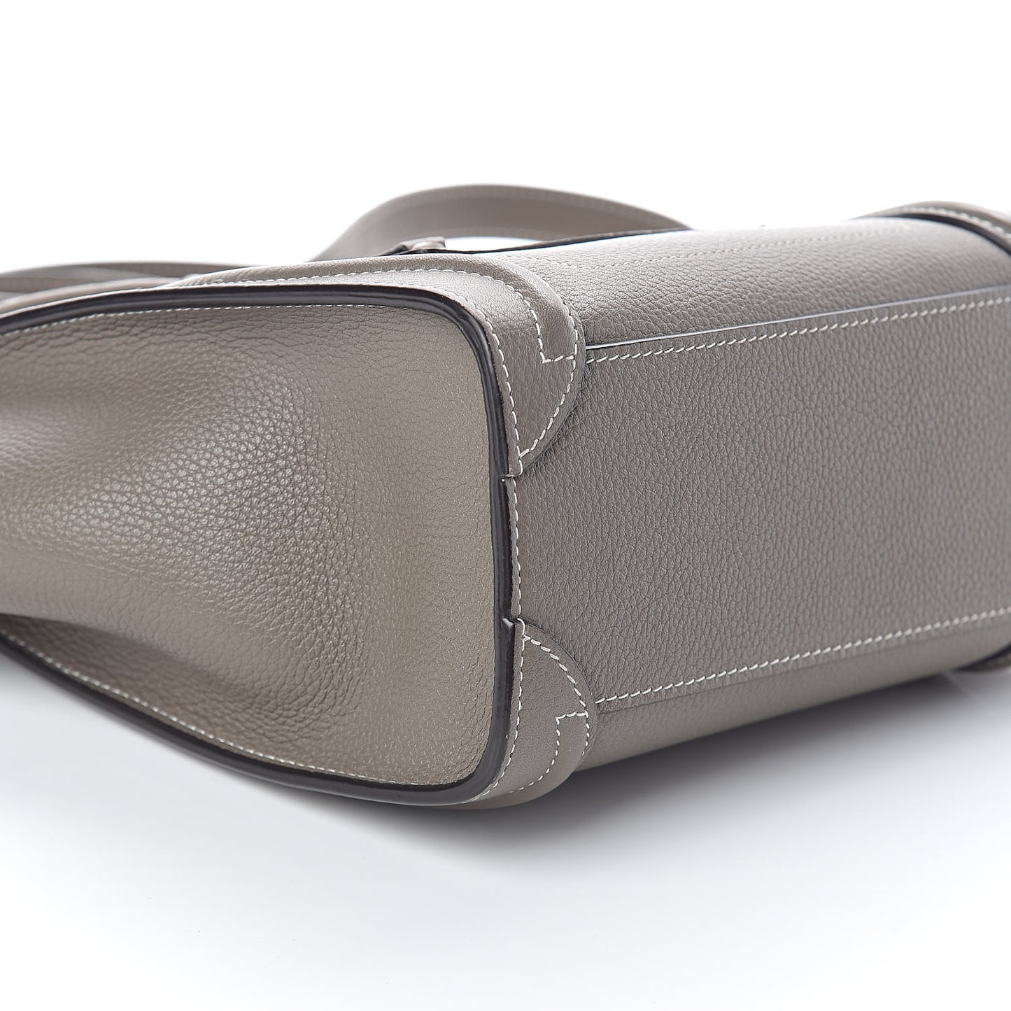 Drummed Calfskin Nano Luggage Souris