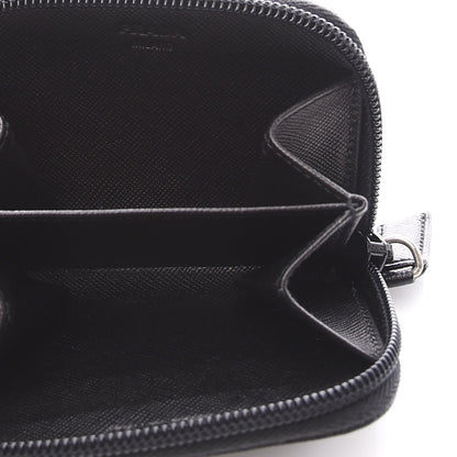 Prada Saffiano Coin Purse Black 4 of 8