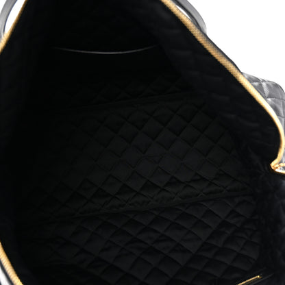 Saint Laurent Calfskin Quilted ES Giant Travel Bag Black 4 of 13