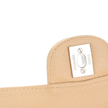 Chanel Caviar Quilted Medium Double Flap Beige Clair 2 of 10