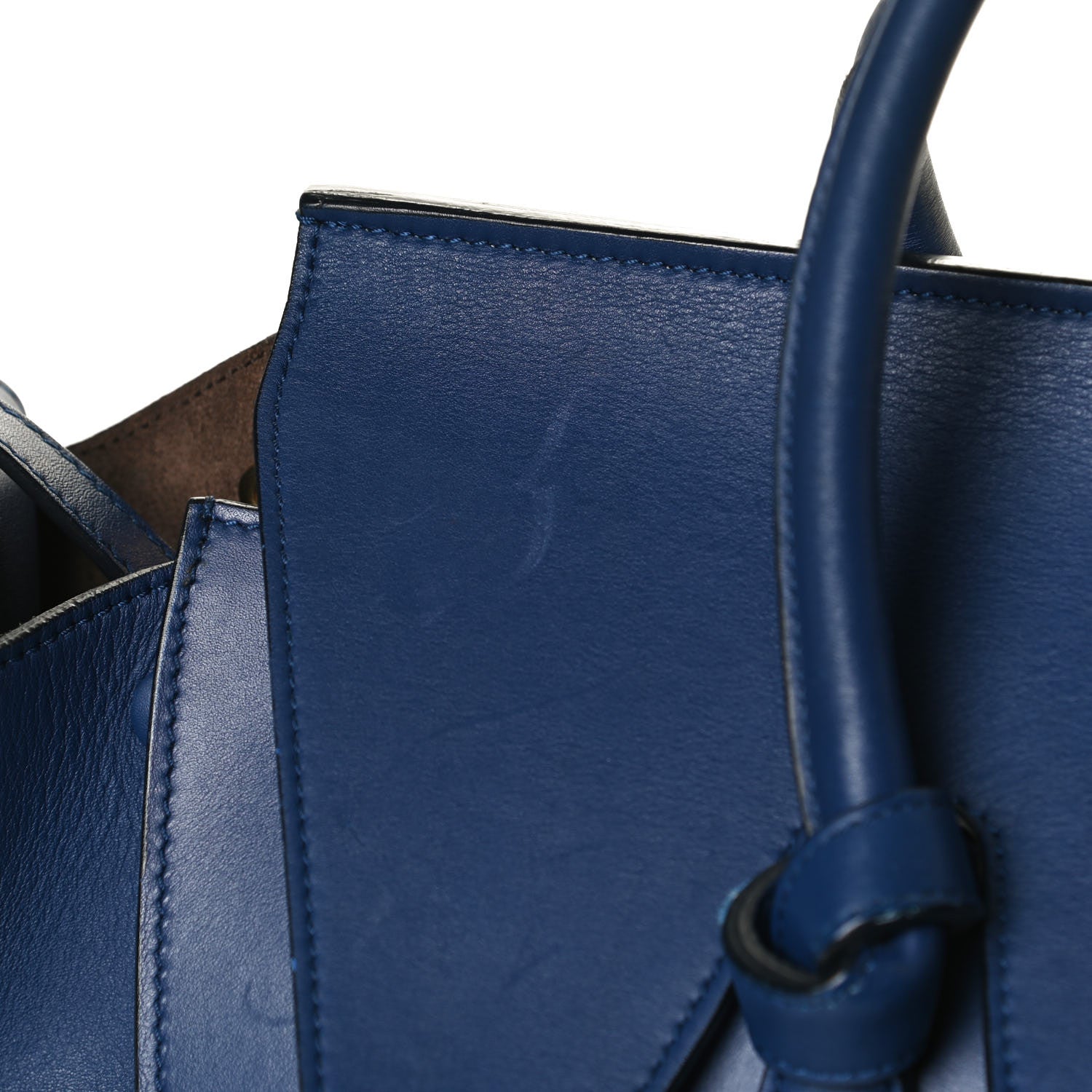 Celine Smooth Calfskin Small Tie Knot Tote Dark Indigo 15 of 16