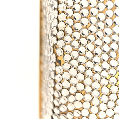 Judith Leiber Swarovski Crystal Star Minaudiere Clutch Gold 14 of 23