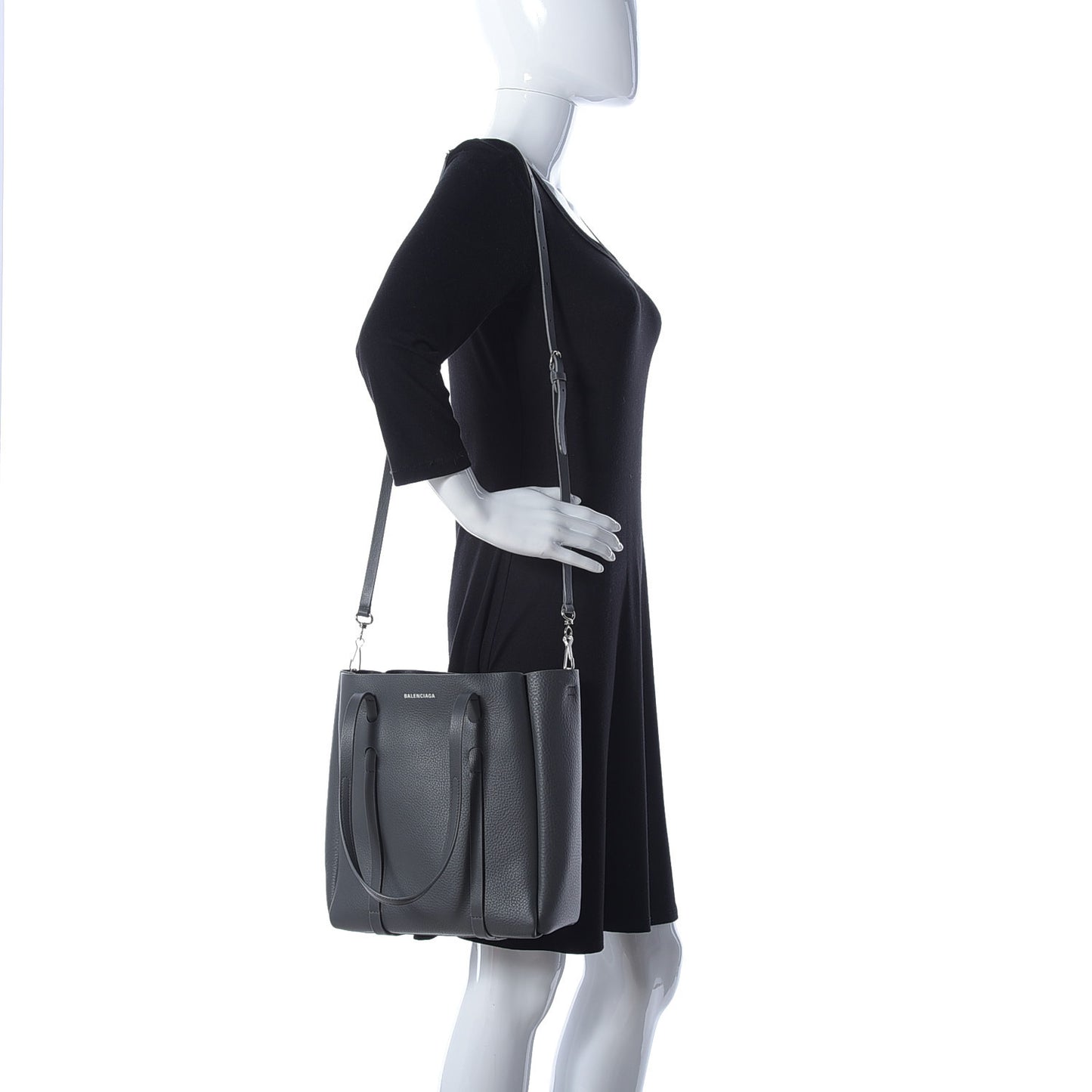 Calfskin XS Everyday Tote Gris Fossile