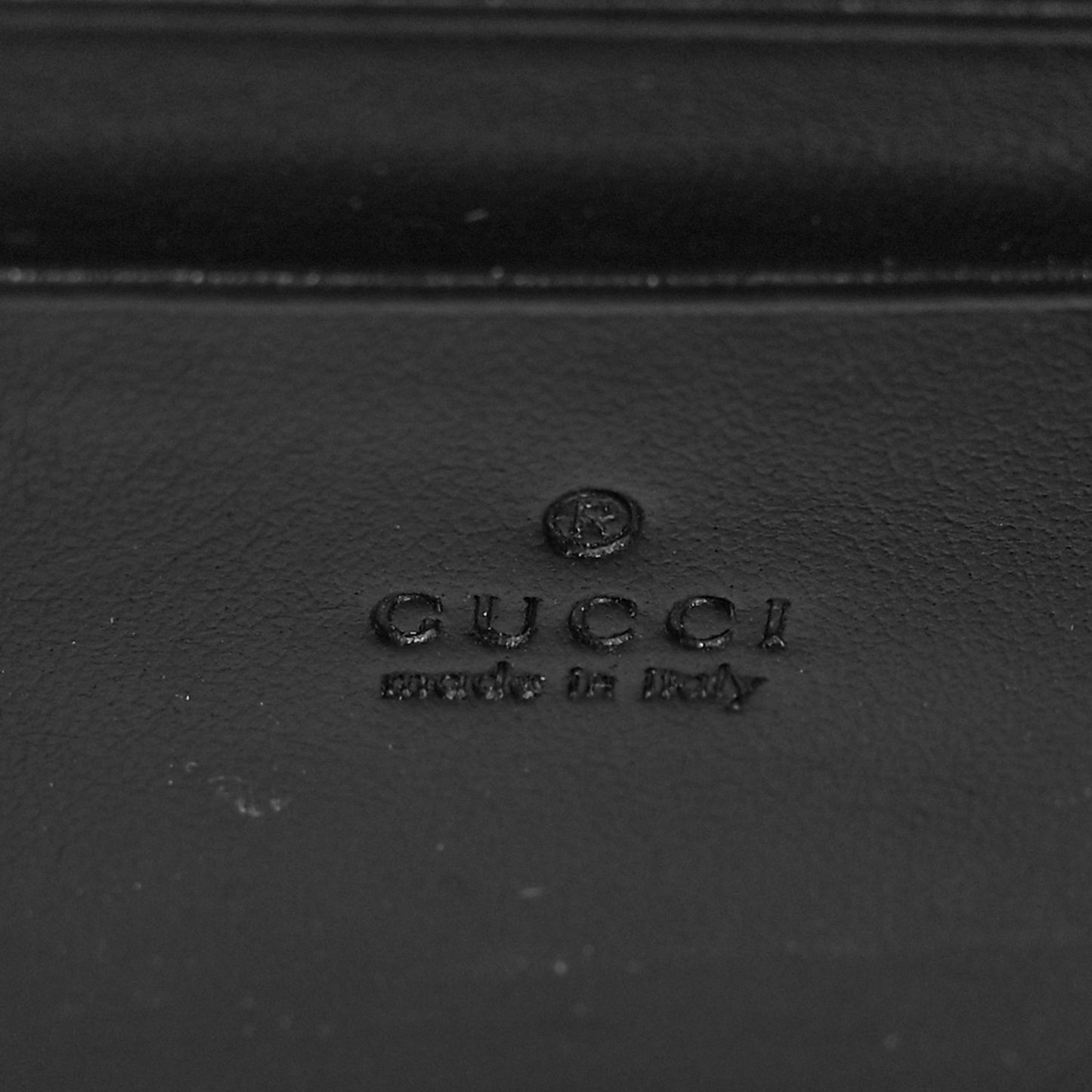 Calfskin Matelasse Aria GG Marmont Chain Wallet Black