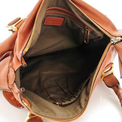 Chloe Calfskin Large Marcie Satchel Tan 5 of 9