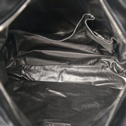 Chanel Lambskin Quilted Large Paris Moscou Red Square Bag Black 4 of 8